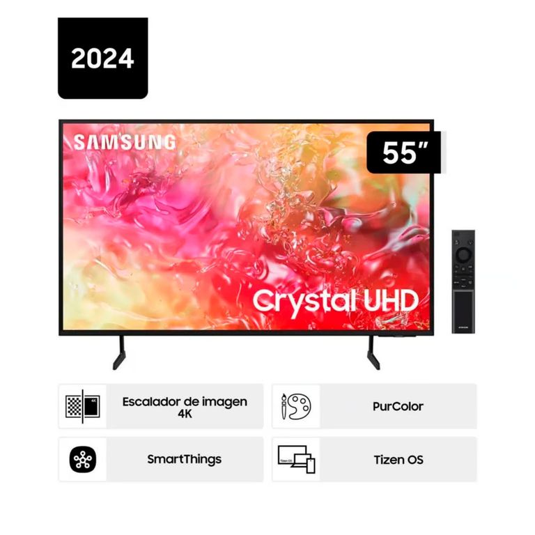 Televisor Smart Tv. 55" 4K UHD Tizen OS 2024 55DU7000