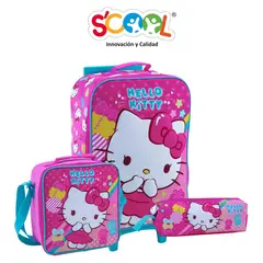 SCOOL - - Set Kombat Maleta GDE Eva 3D Hello KittyB