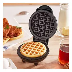 RYBIU IMPORT - Mini Waflera Cocina en Negro Y+Regalo Agendita
