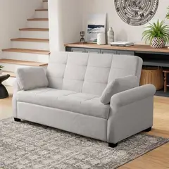 GENERICO - Sofá Cama Lineal Duquesa 1.5 Plz - Beige claro