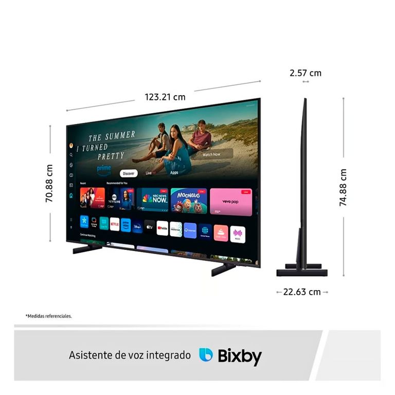 Televisor 55 Crystal Smart TV Tizen UHD 4K UN55DU8000GXPE