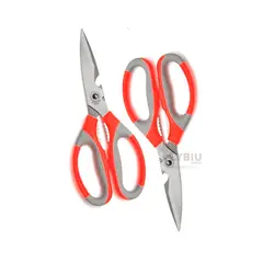 RYBIU IMPORT - Tijera Cortador 3 en 1 de Comida Naranja Y+Papel de Regalo