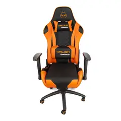 HALION - Silla Gamer HA-S41 Negro con Naranja