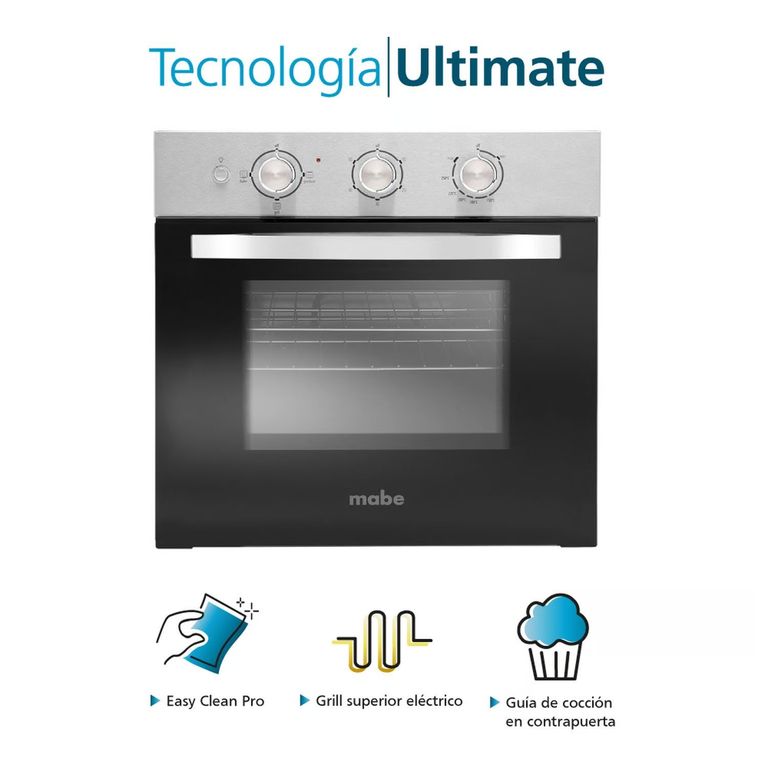 Horno Eléctrico 60 cm Acero Inoxidable - HM6022EYAI0