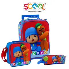 SCOOL - - Set Kombat Maleta MED Eva 3D Pocoyo H