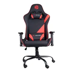 HALION - Silla Gamer HA-S47 Negro con Rojo