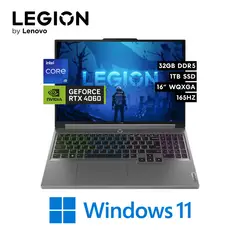Laptop Legion 5 16IRX9 Intel Core i9 14900HX 32GB 1TB NVIDIA RTX 4060 8GB 16″ WQXGA 165Hz W11
