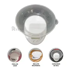 GENERICO - Gramera Moderna de Cocina en Blanco Y+Envoltorio de Regalo