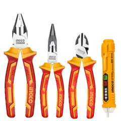 INGCO TOOLS - Kit alicates dieléctricos 1000VDetector de corrieente sin contacto