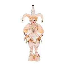 PANADECOR - Arlequín Navideño Dorado Champagne 53cm