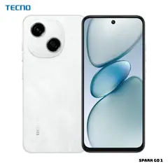 TECNO MOBILE - CELULAR TECNO SPARK GO 1 3GB RAM 64GB ROM - GLITTERY WHITE