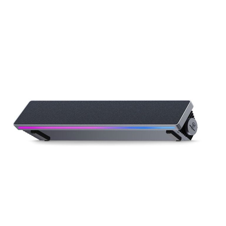Parlante Gamer Bluetooth Neon Mic S201 Portátil Luces Led Rgb