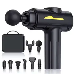OEM - Pistola de Masaje Profesional 55W - 6 Velocidades, 8 Cabezales