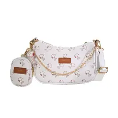SNOOPY - BOLSO DE HOMBRO 3 EN 1 BLANCO