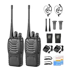 BAOFENG - Radios Portátiles BF888S Walkie Talkie 16 Canales Pack 2