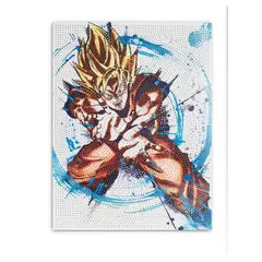 GENERICO - CUADRO DE DIAMANTES 30X40 DRAGON BA LL - JUGUETE NAVIDAD