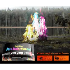GENERICO - Paquete que cambian de color a la fogata - Party Flame x1