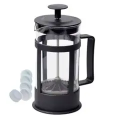 SIGNATURE PERU - Prensa Francesa 350ml + 5 Pastillas de Limpieza