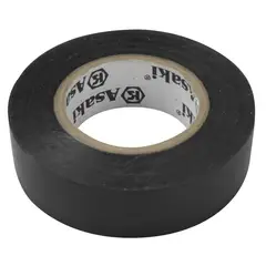 ASAKI - Cinta Aislante Negro 19mm x 20metros Pack x 12unid
