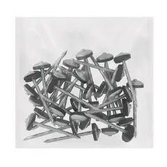 Truper - Clavo calamina BWG 9x2.5" c/arandela, caja con 10 kg,