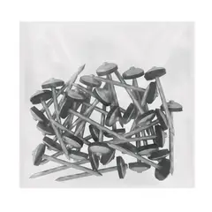 TRUPER - Clavo calamina BWG 9x2.5" c/arandela, caja con 10 kg,