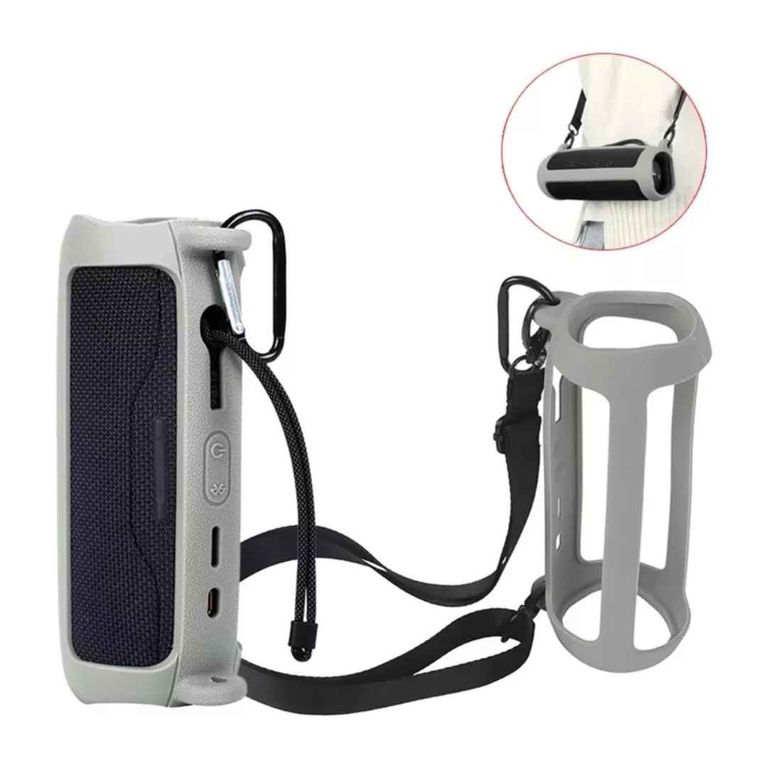 FUNDA CASE PROTECTOR SILICONA PARA FLIP 6 COLOR GRIS