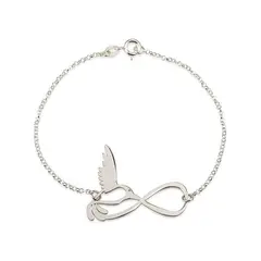 GENERICO - Pulsera COLIBRÍ  Plata - Musas Vanidosas