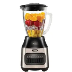 OSTER - Licuadora con vaso de vidrio y 6 velocidades BLSTPEG NPB