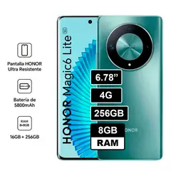 HONOR - MAGIC 6 LITE 256GB 8GB RAM VERDE ESMERALDA