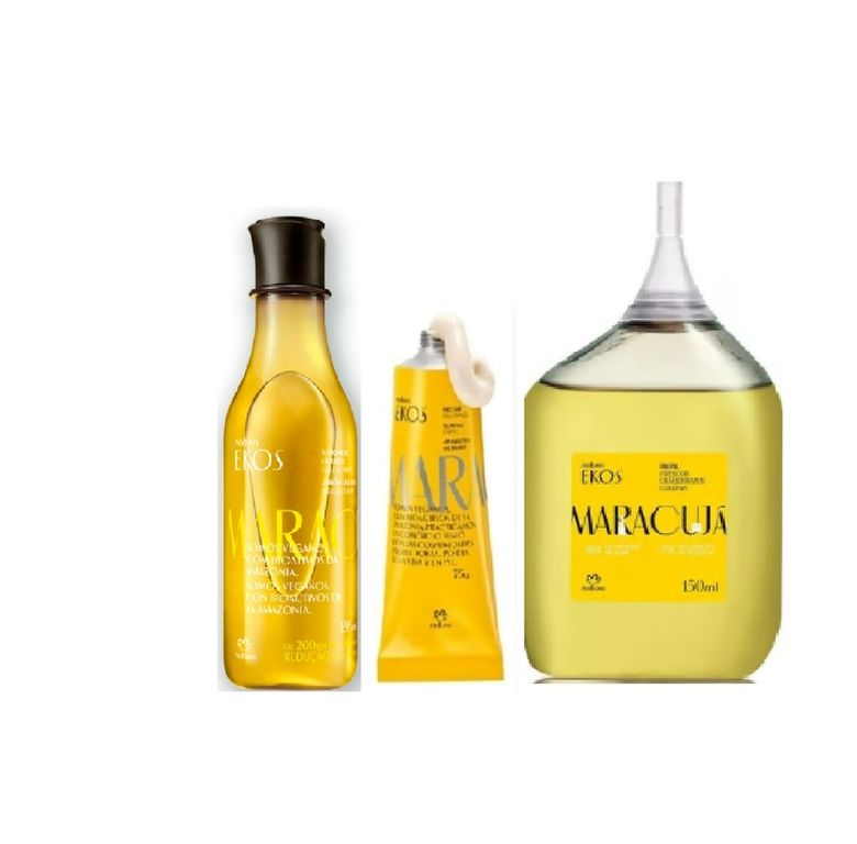 Colonia maracuya 150ml + jabon liquido y crema de manos