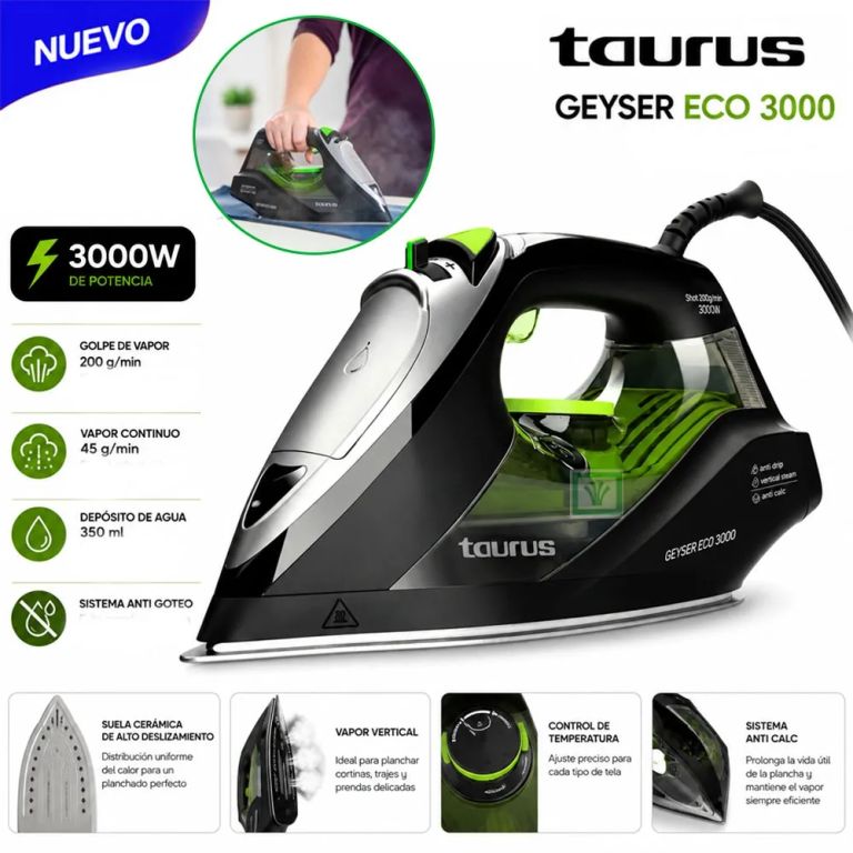 Plancha a Vapor Geyser eco 3000