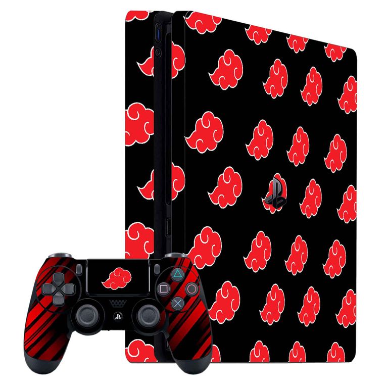 Skin Adhesivo Ps4 Slim Narut Akatsuki