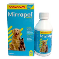 MIRRAPEL - Jarabe Control Caída Pelo para Gatos y Perros 236ml