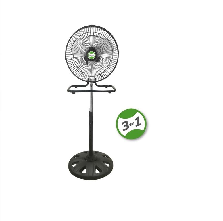 Ventilador Pequeño 3 en 1 de 12" BK-8312VP/NG Negro