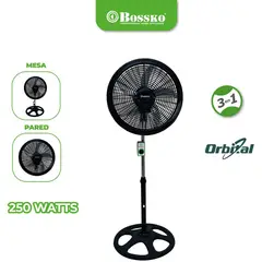 BOSSKO - Ventilador Orbital de 18″ BK-8233VO Negro