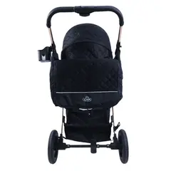 BABY CAM - Coche moises Galaxy aluminio con portabebé y bolso