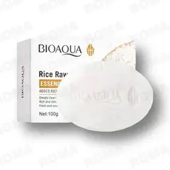 BIOAQUA - JABON ACLARANTE DE ARROZ 100 G