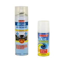 ABRO - Limpiador de Aire Acondicionado + Desodorizante Aroma Limón