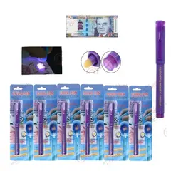 GENERICO - Plumón Detector De Billetes Falsos 6 Unds En 2 Colores