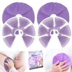 DAUER - Compresas de Lactancia Reutilizable Frio y Caliente x2 UND