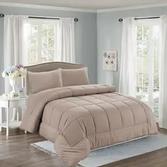 CASATEX - Edredón 2 plazas + Juego de sábanas 100% Algodón - 5 Piezas