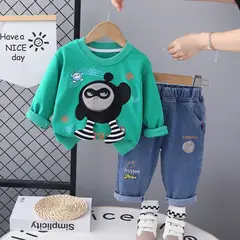 GENERICO - ROPA PARA NIÑO DISEÑO DE OVNIS (POLERA Y PANTALON )