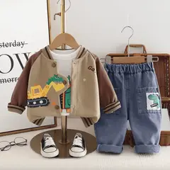 GENERICO - ROPA DE NIÑO DE CARRITOS DE 3 PIEZAS