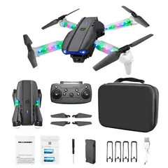 GENERICO - Drone E99D MAX GPS LUZ RGB Camara Dual UHD Novedad