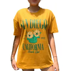 ENGELL - Polo Oversize San Diego Mostaza