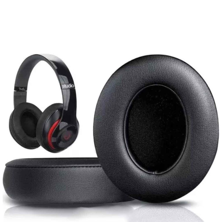 Almohadillas Para Audífonos Beats Studio 2.0 - 3.0 (negro)