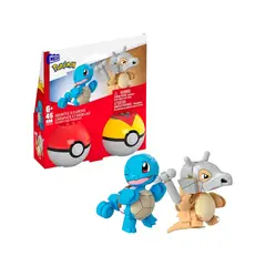 POKEMON - Mega Squirtle y Cubone 45 Piezas