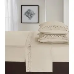 VENEZIA - Set de Sabanas de 1.5 pz de 4 Piezas 100% Algodón