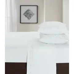 VENEZIA - Set de Sabanas de 2 pz de 4 Piezas 100% Algodón