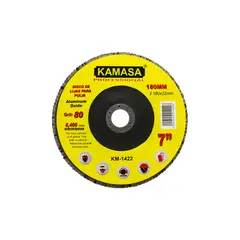 KAMASA - Disco Lija Flap 7″ (180mm) grano 80